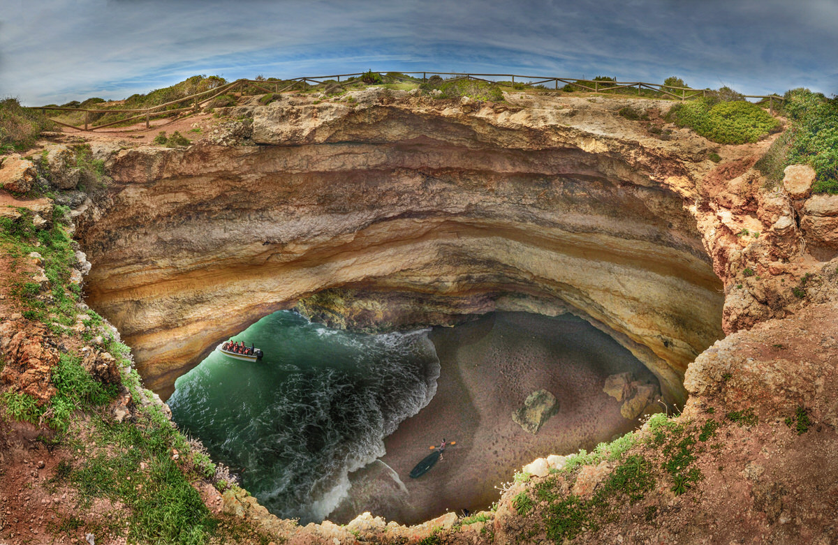 Benagil Cave on the Algarve coast